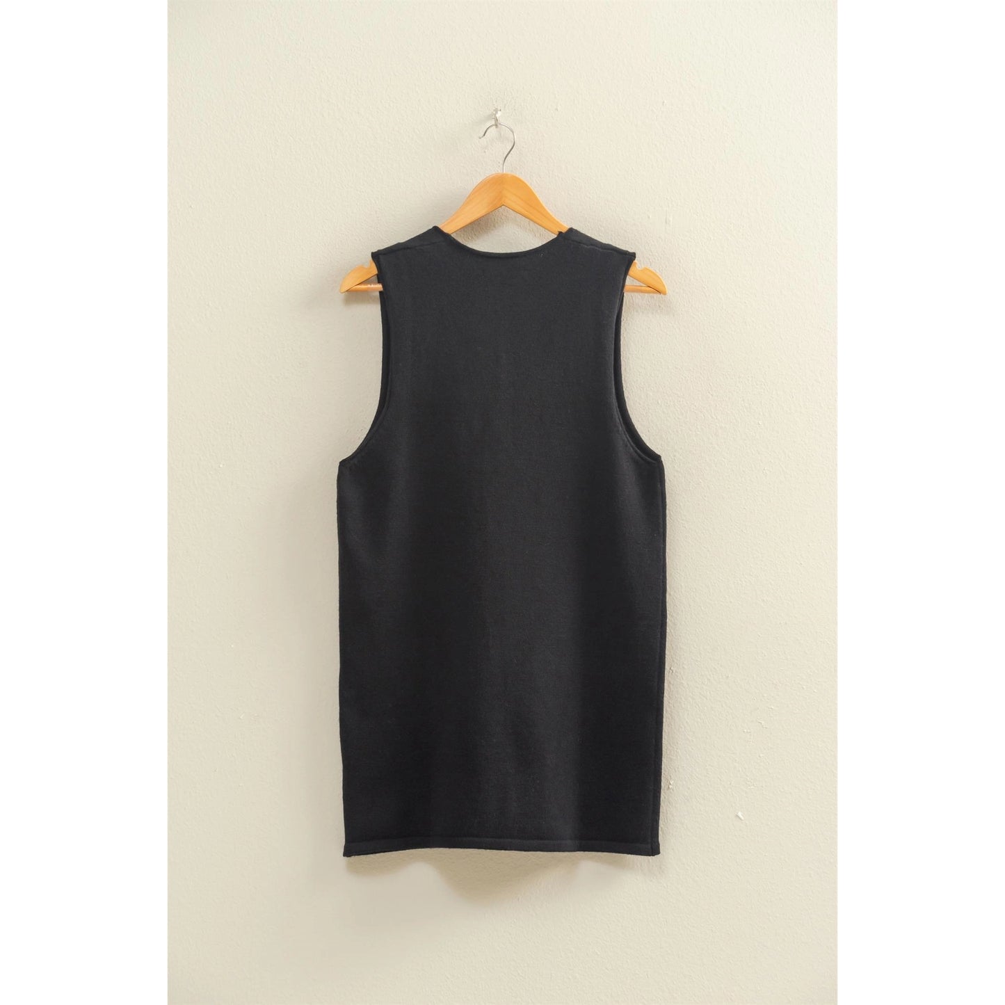 Sleeveless Knit Mini Dress