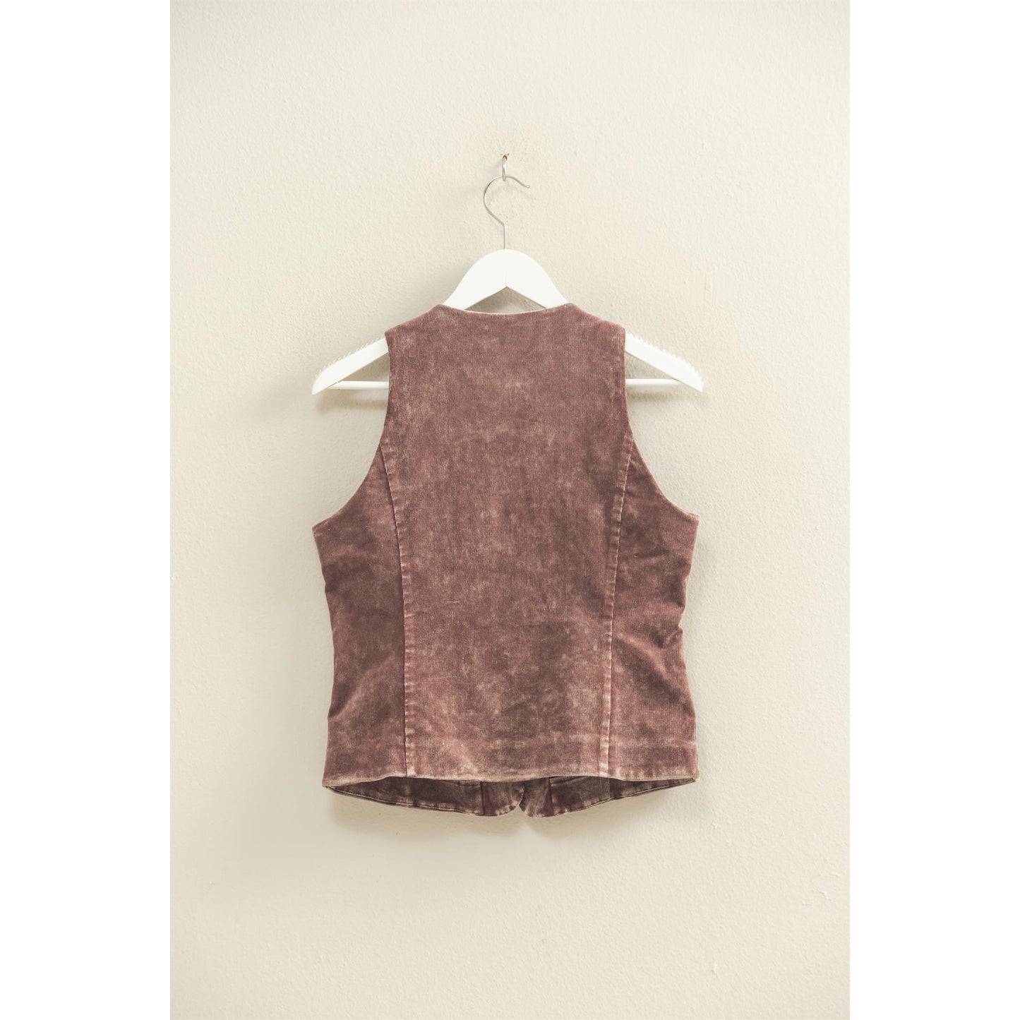 Mineral Washed Sleek Vest